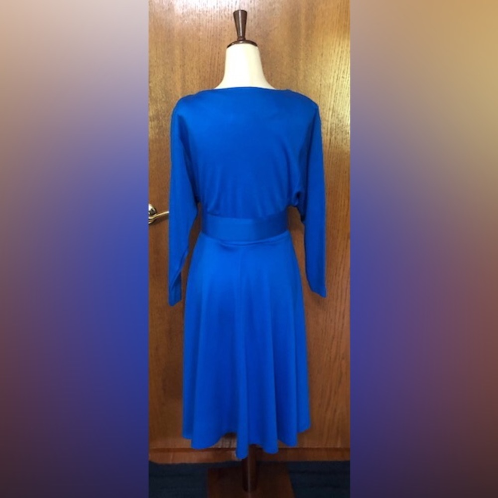 Moda International Blue Knit Dress - Picture 3 of 10